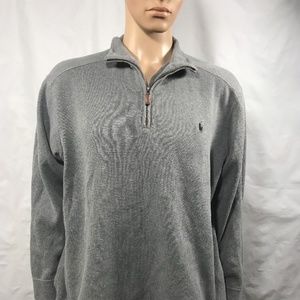Polo Ralph Lauren Large Gray 1/4 Zip